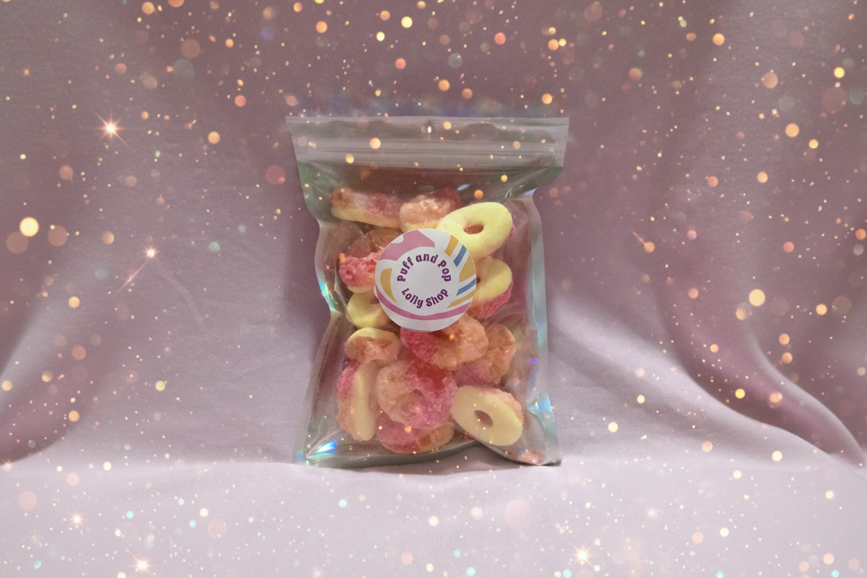Freeze Dried Trolli Sour Peach Rings
