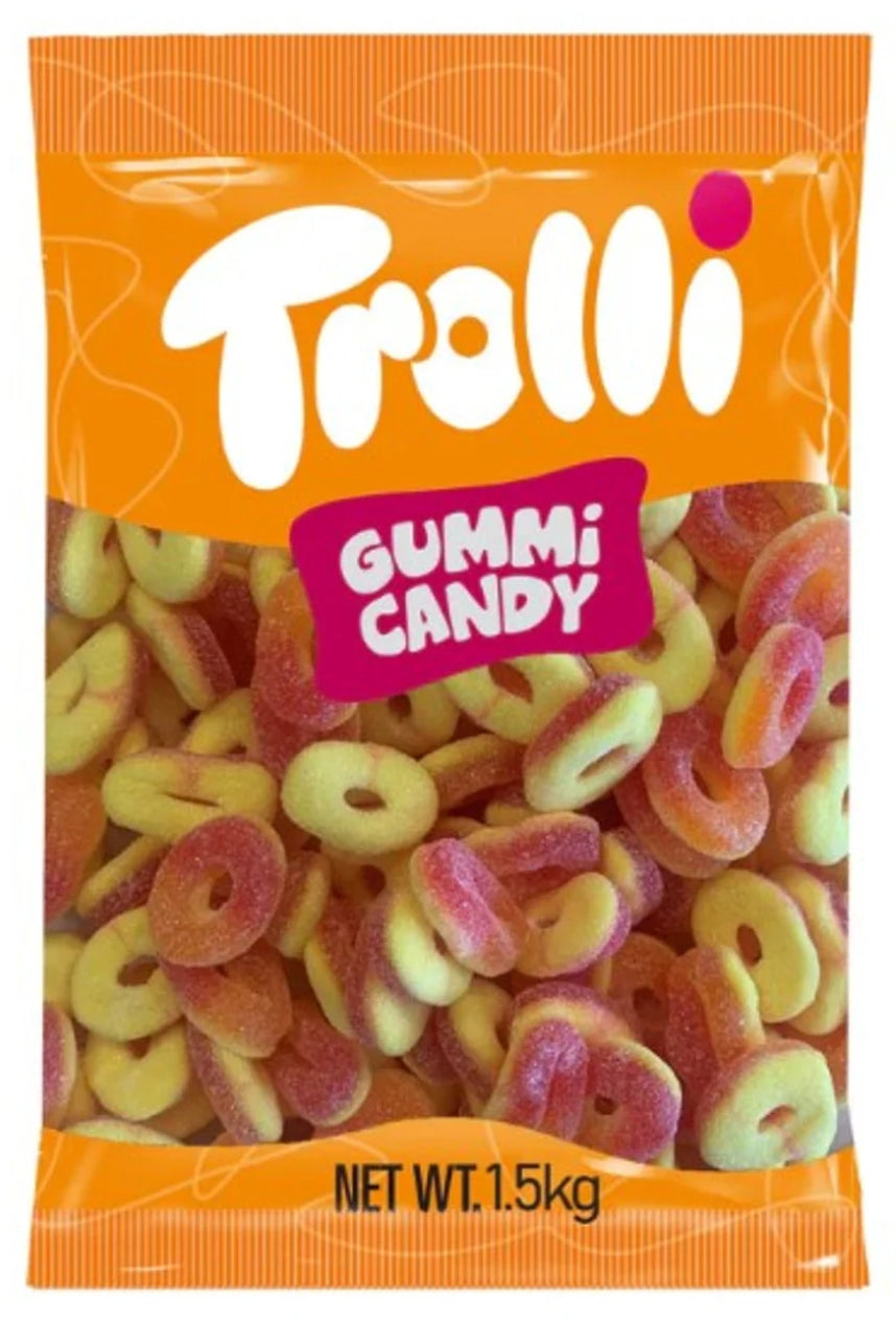 Freeze Dried Trolli Sour Peach Rings