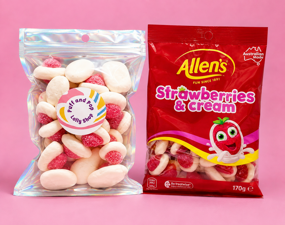 Freeze Dried Allen's Strawberries and Cream