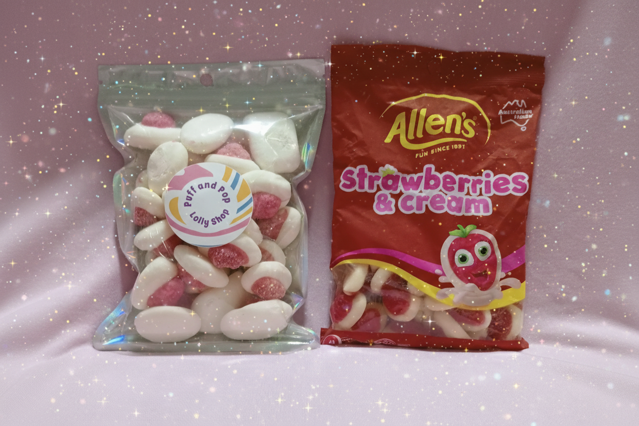 Freeze Dried Allen's Strawberries and Cream