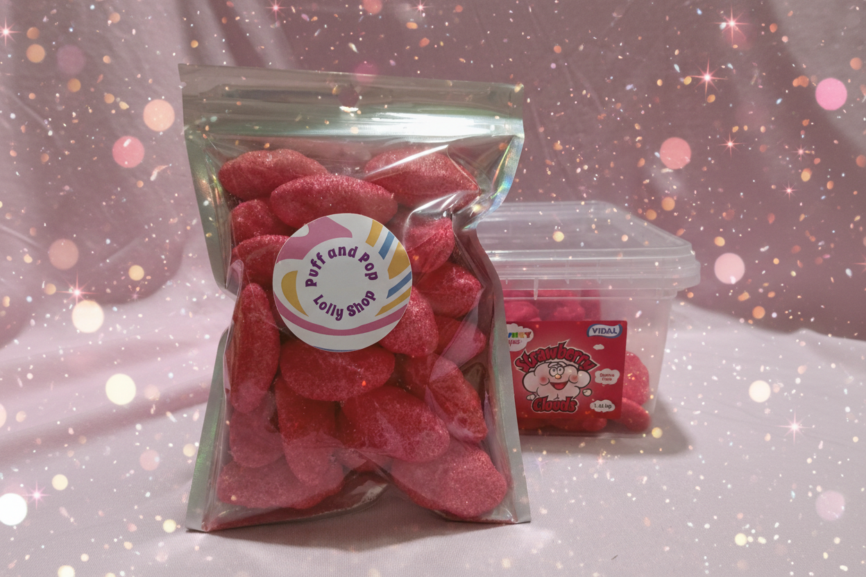 Freeze Dried Chunky Strawberry Clouds