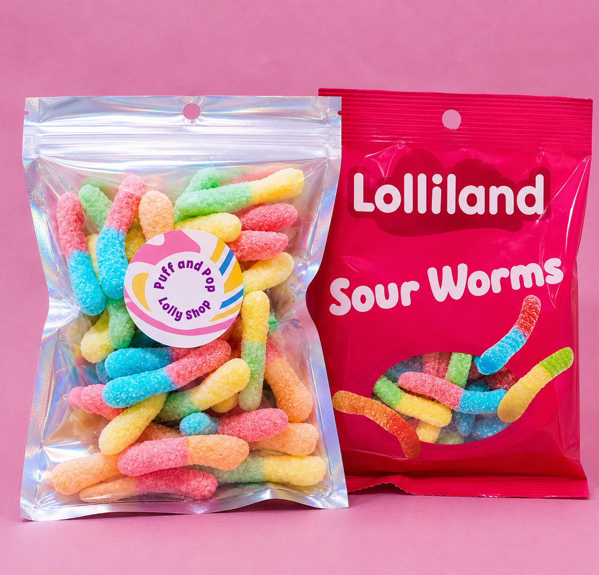 Freeze Dried Lolliland Sour Worms