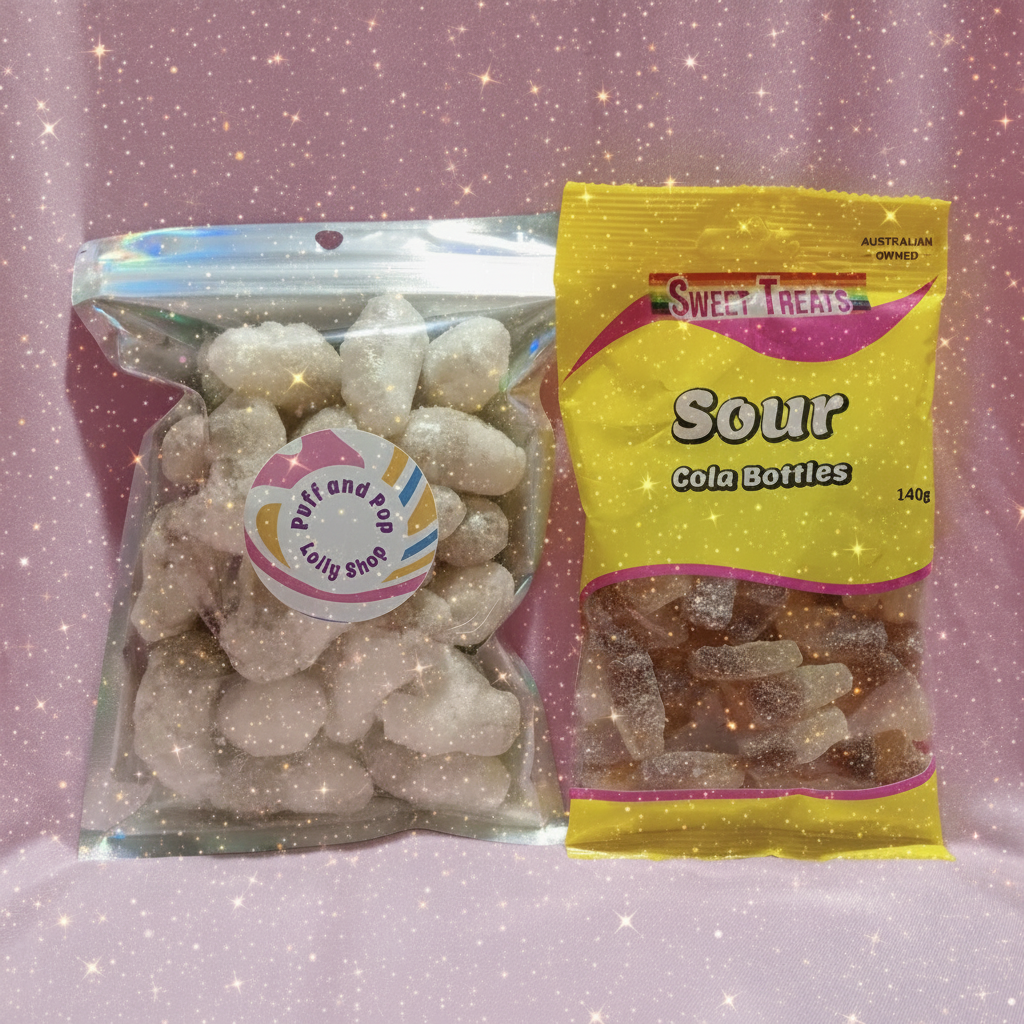 Freeze Dried Sour Cola Bottles