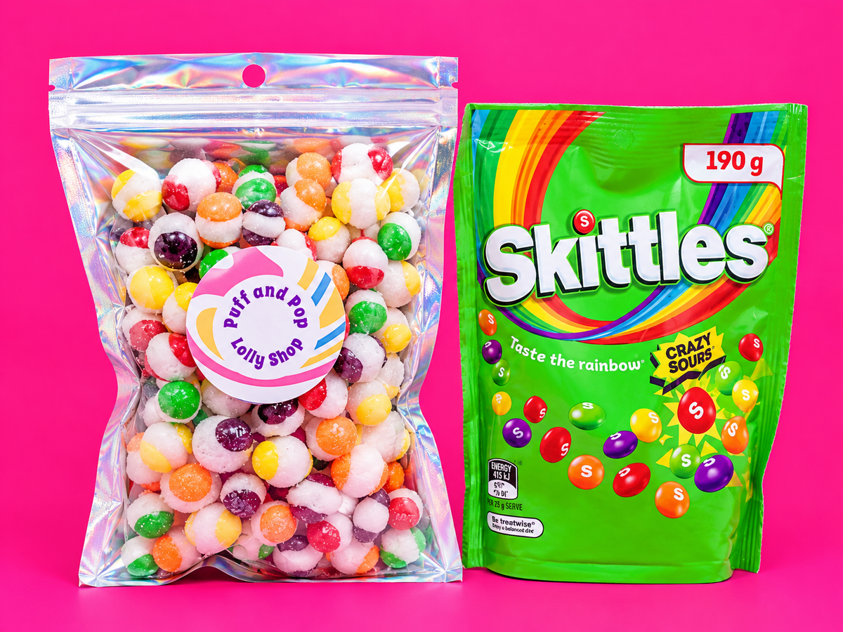 Freeze Dried Skittles Crazy Sours