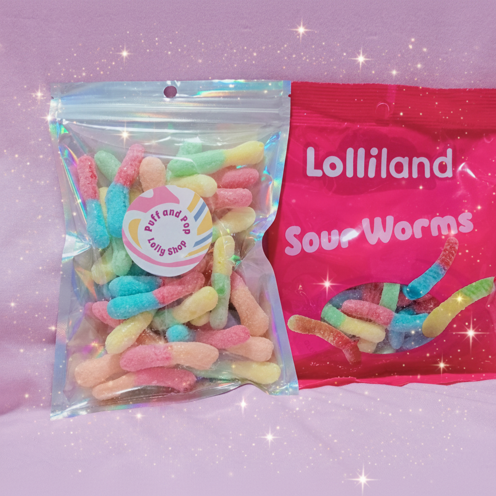 Freeze Dried Lolliland Sour Worms