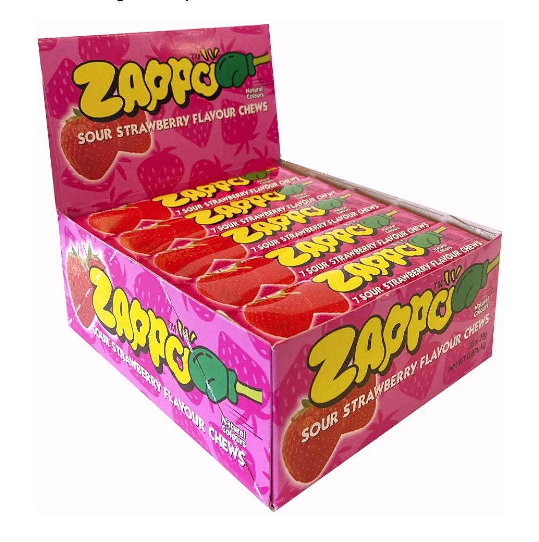 Freeze Dried Zappo Sour Strawberry