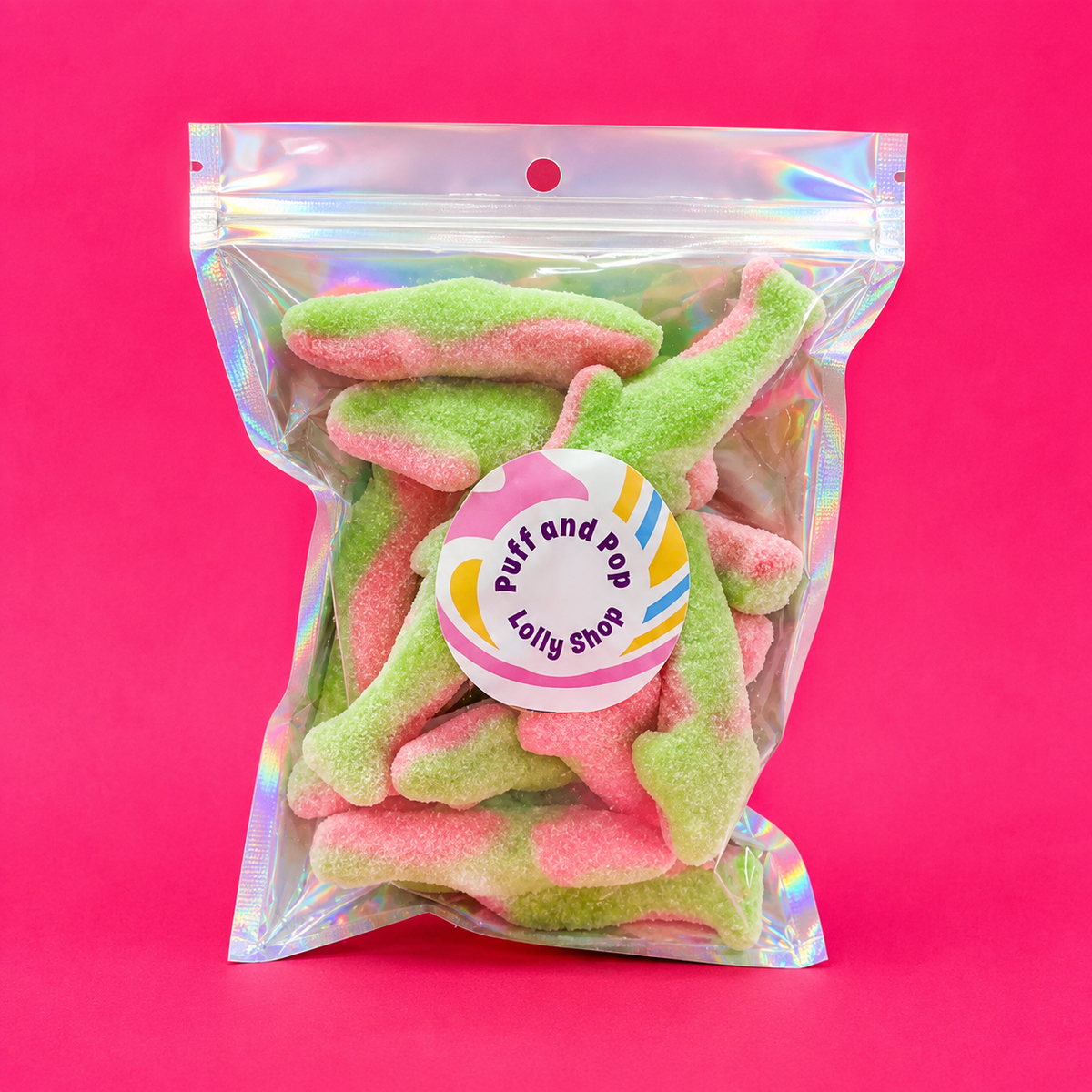 Freeze Dried Trolli Sour Watermelon Sharks