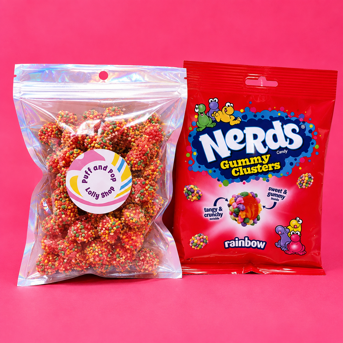 Freeze Dried Nerds Gummy Clusters Rainbow