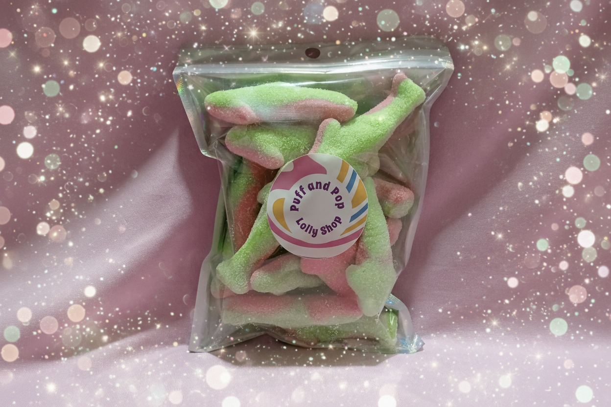 Freeze Dried Trolli Sour Watermelon Sharks