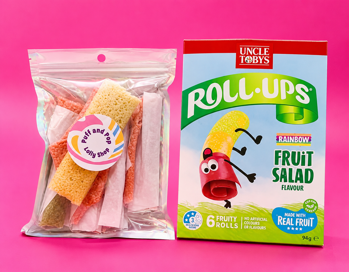 Freeze Dried Uncle Tobys Roll-Ups