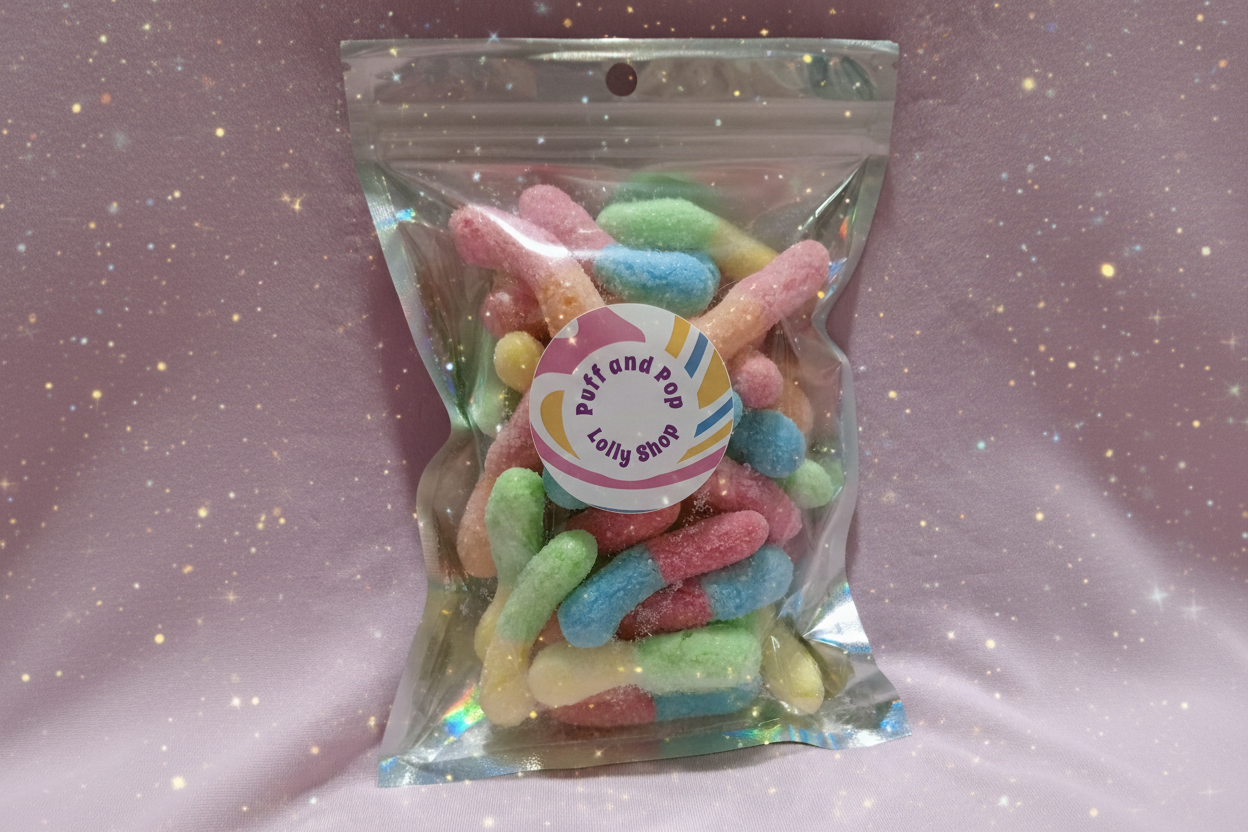 Freeze Dried Lolliland Sour Worms