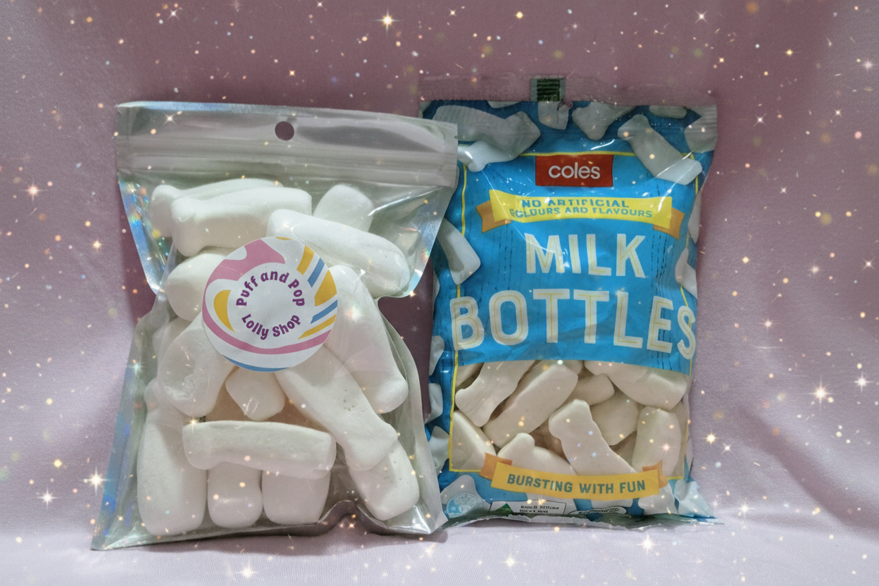 Freeze Dried Milk Bottles