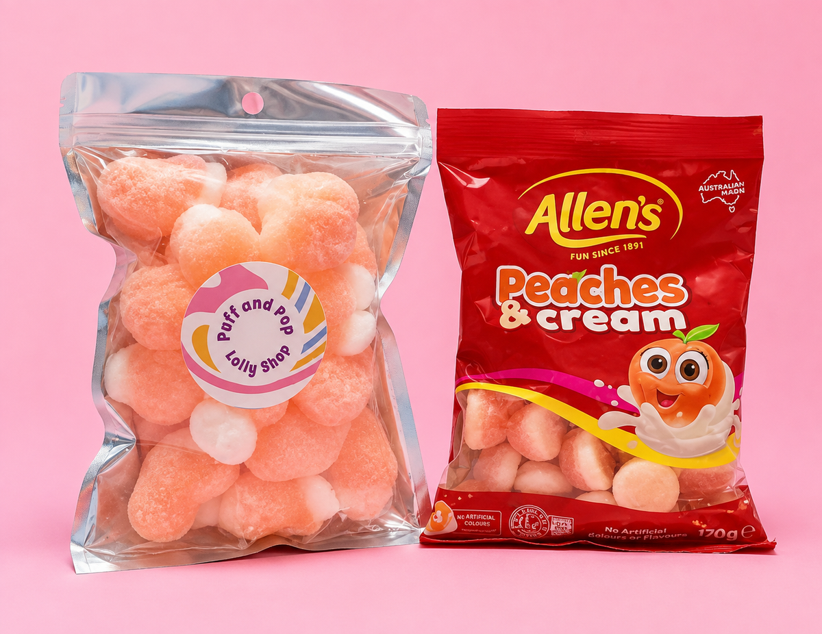 Freeze Dried Allen's Peaches and Cream