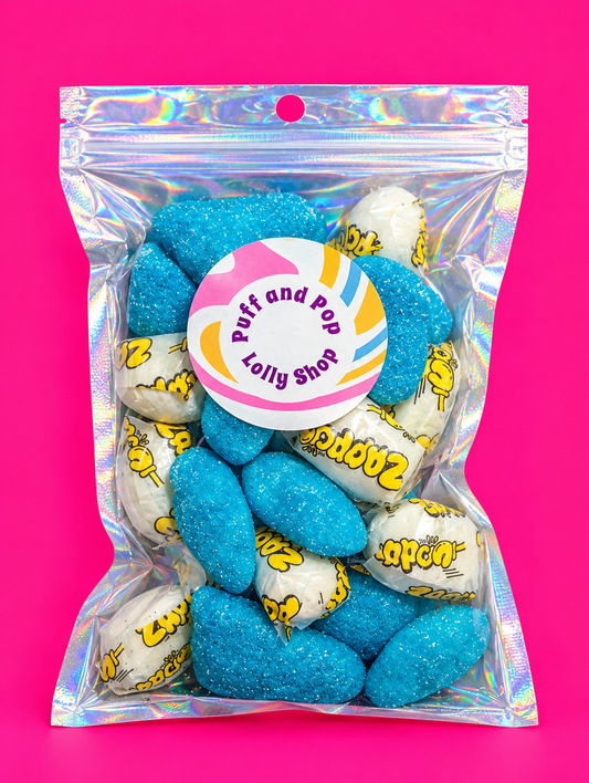 Freeze Dried Sour Blue Raspberry Mix